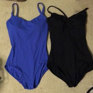 Capezio L leotards w/ built in bra